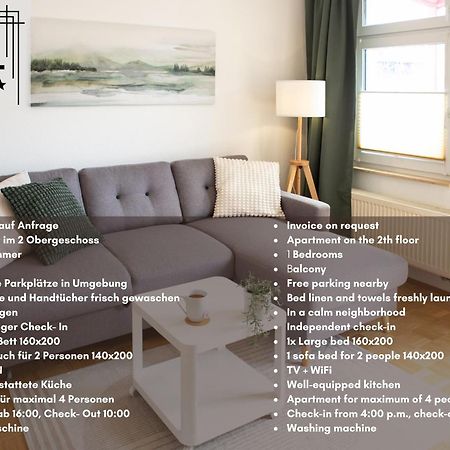 2 Zimmer, Bett Und Schlafsofa, Balkon, Waschmaschine L Leipzig Exteriör bild