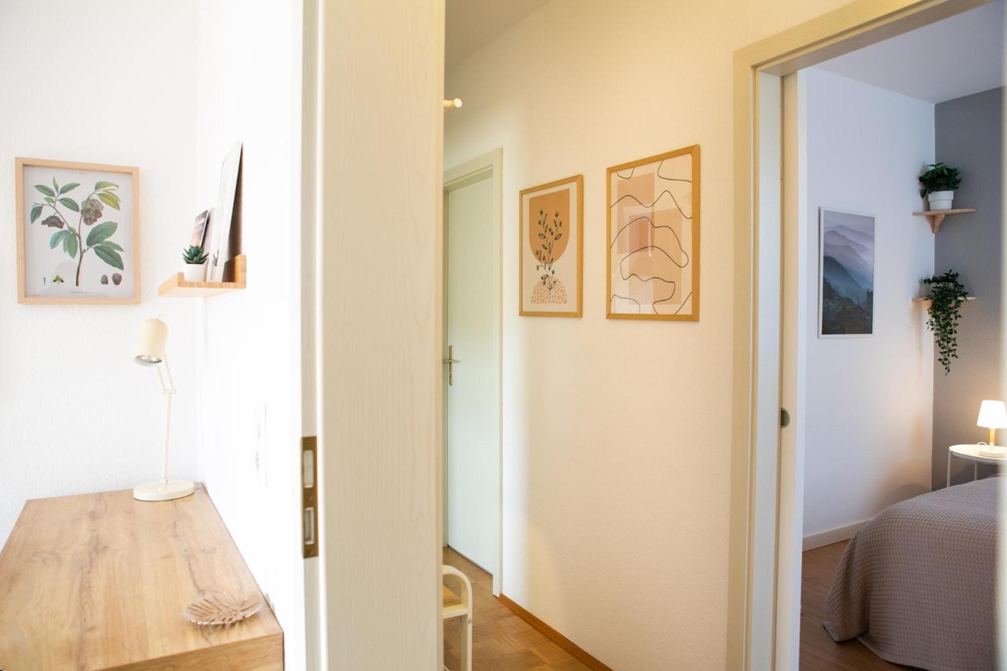 2 Zimmer, Bett Und Schlafsofa, Balkon, Waschmaschine L Leipzig Exteriör bild
